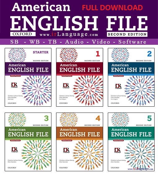 Download bộ sách tiếng Anh American english file starter 1,2,3,4,5 (Full ebook +audio)